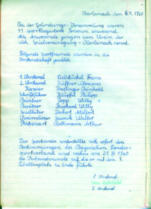 Gründungsurkunde
