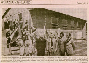 Sportheimeinweihung